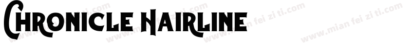 Chronicle Hairline字体转换